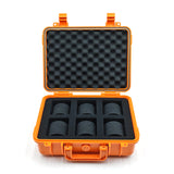 6 Slots Waterproof Dustproof Luxury Plastic Watch Case