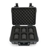 6 Slots Waterproof Dustproof Luxury Plastic Watch Case