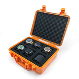 6 Slots Waterproof Dustproof Luxury Plastic Watch Case