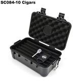 10 Cigars Waterproof Dustproof Luxury Plastic Cigar Case