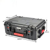 Wheel-equipped Tool/ Equipment Case with Pick & Pluck