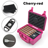 15 Cigars Waterproof Dustproof Luxury Plastic Cigar Case