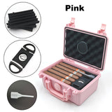 15 Cigars Waterproof Dustproof Luxury Plastic Cigar Case