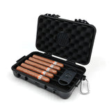 5 Cigars Waterproof Dustproof Luxury Plastic Cigar Case