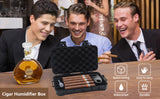 5 Cigars Waterproof Dustproof Luxury Plastic Cigar Case