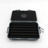 5 Cigars Waterproof Dustproof Luxury Plastic Cigar Case